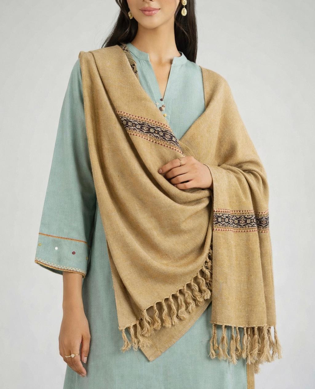 Handcrafted Woven Shawl From Lahore, Pakistan