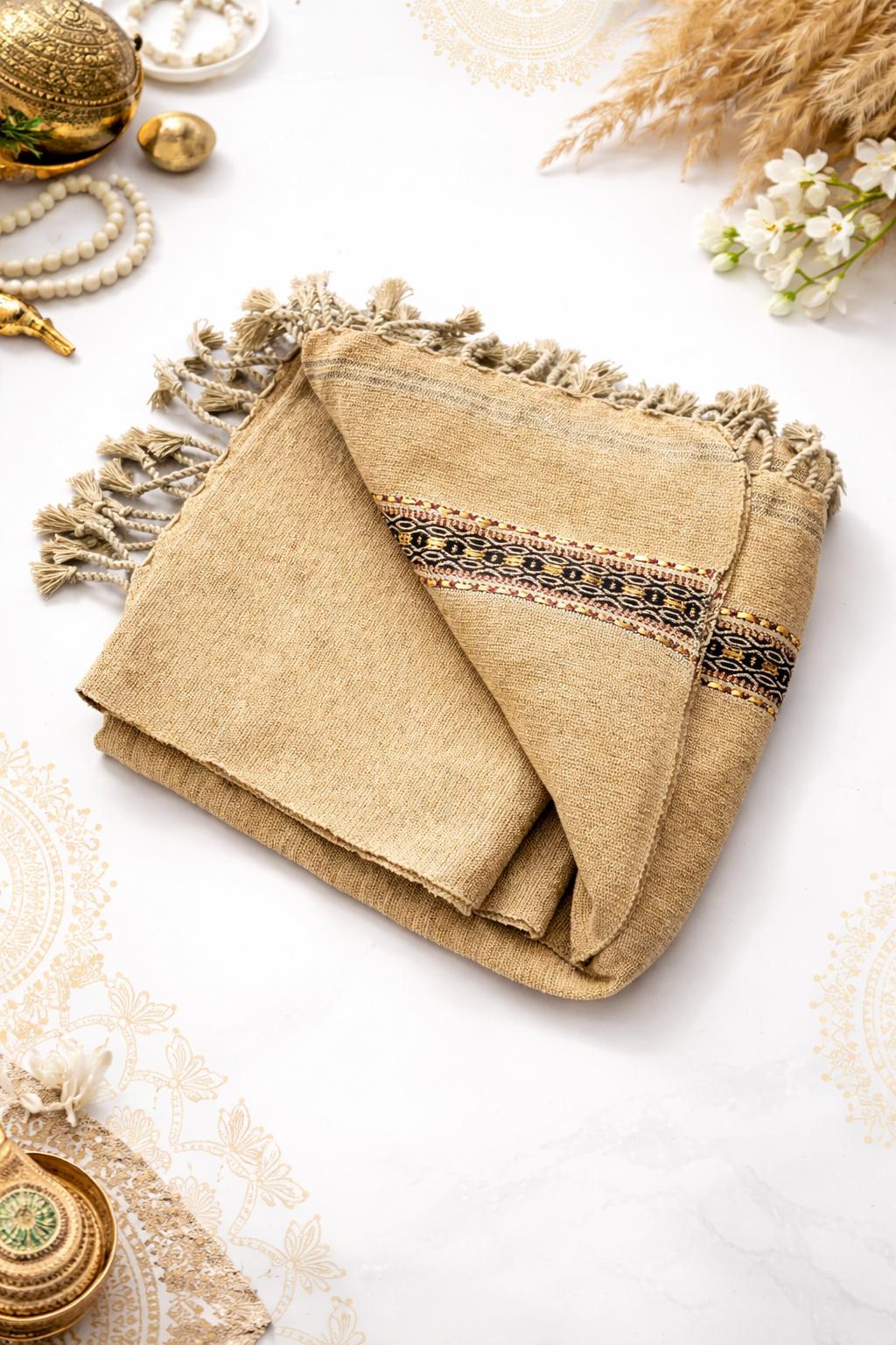 Handcrafted Woven Shawl From Lahore, Pakistan